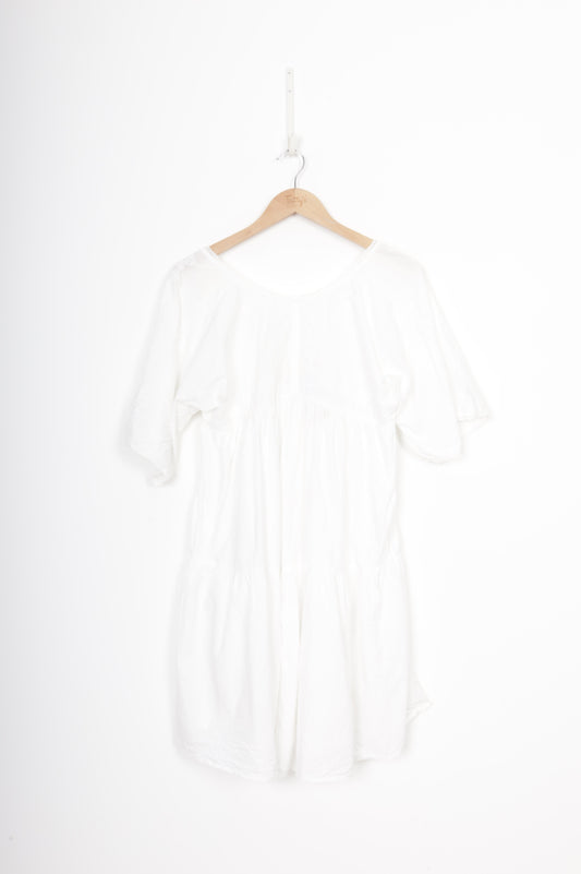 Kinga Csilla Womens White Dress Size M