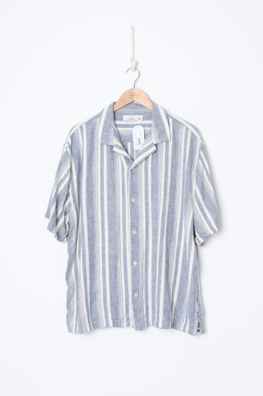 Abercombie & Fitch Mens Blue Shirt Size XXL