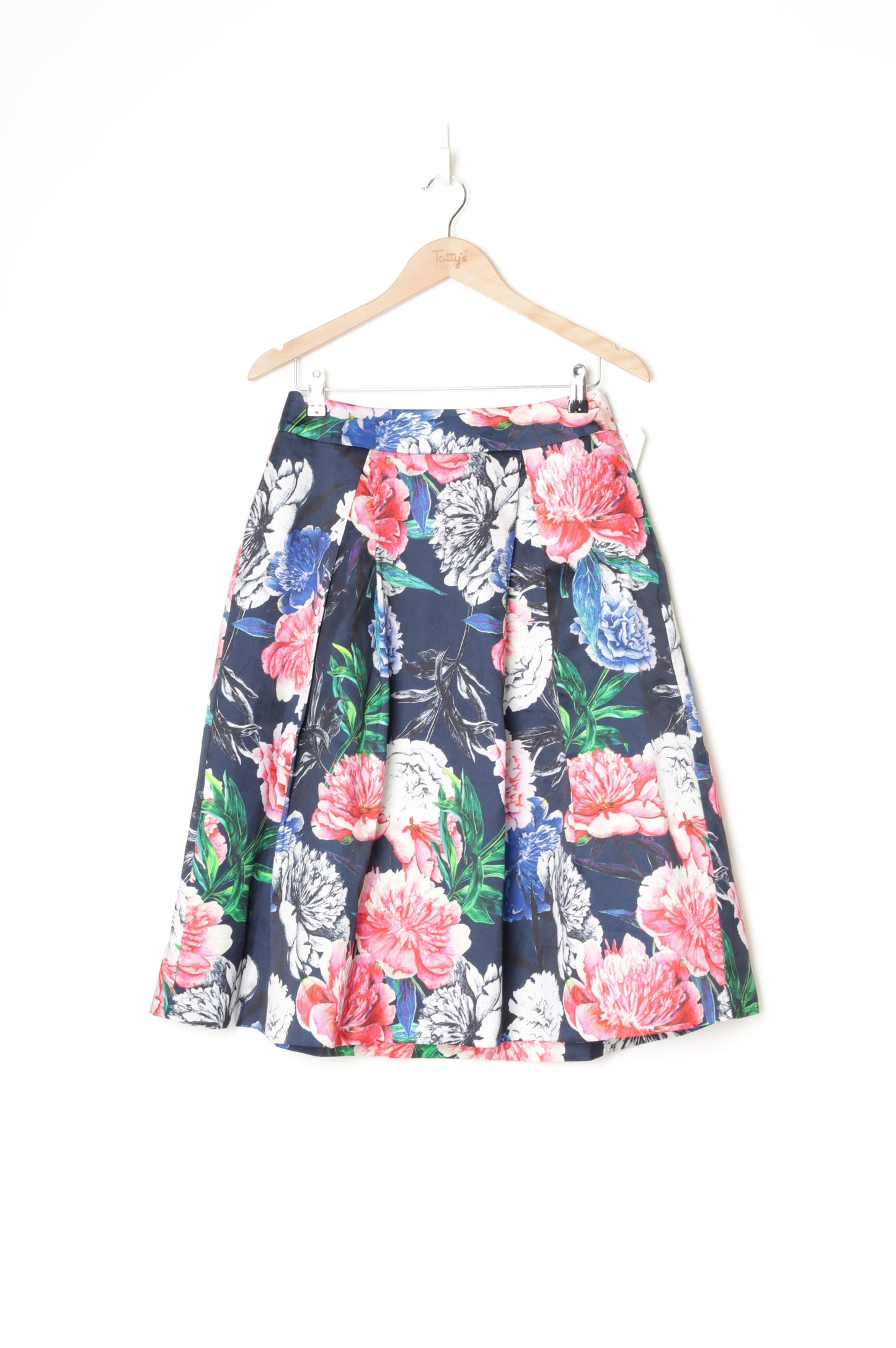 Jacqui-e Womens Blue Skirt Size 10