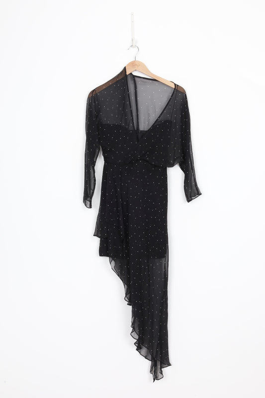 Michelle Mason Womens Black Dress Size 2