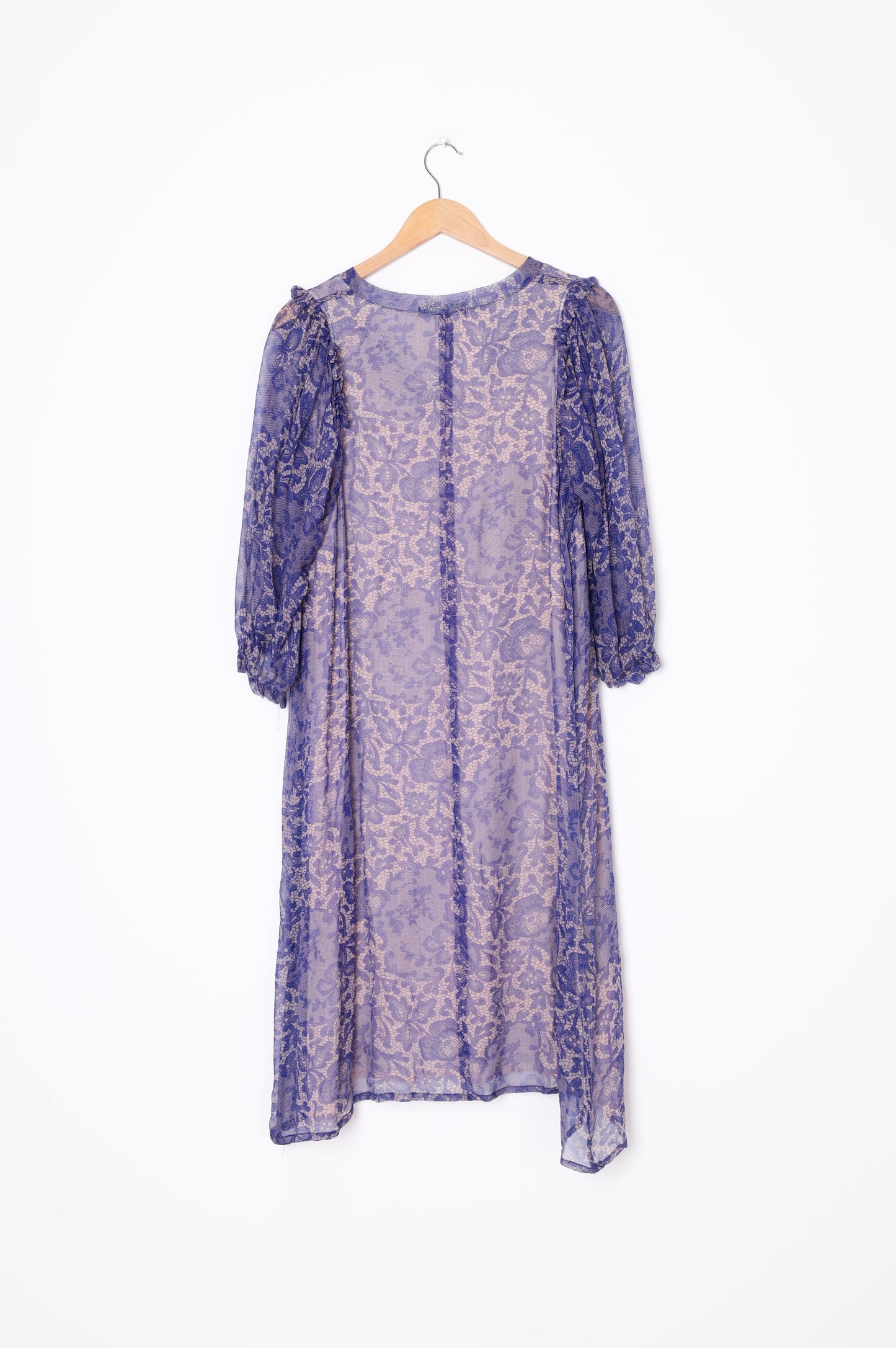 Wallace Rose Womens Blue Dress Size 12