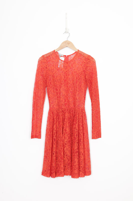 juliette hogan Womens Orange Dress Size 6
