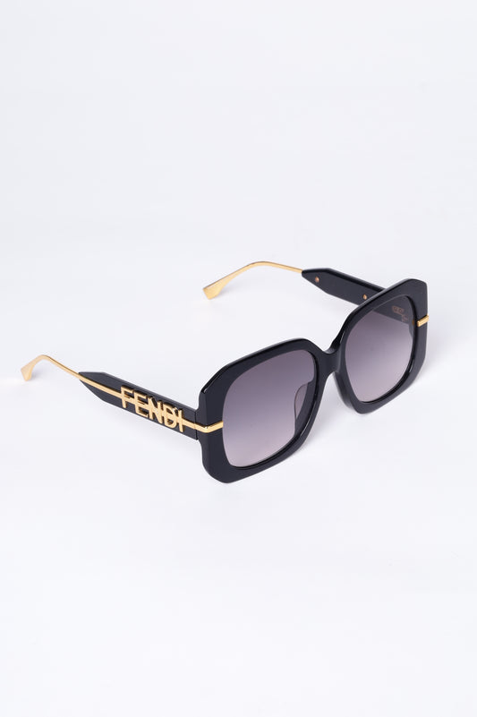 Fendi Womens Black Sunglasses Size O/S