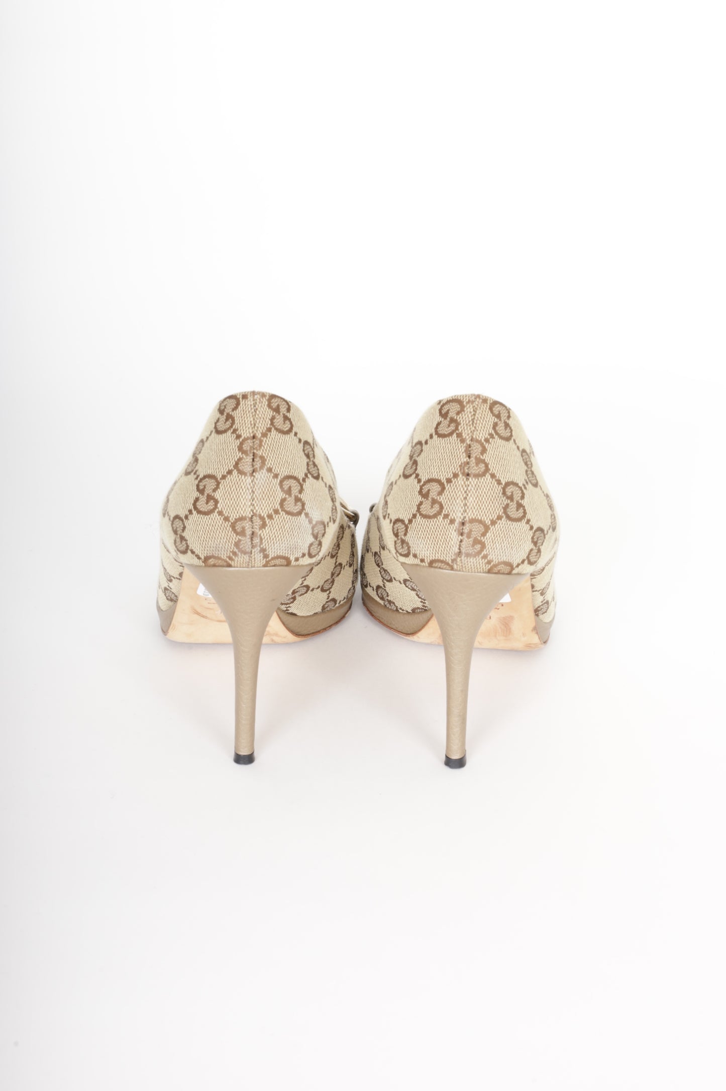 Gucci Womens Brown Heels Size 39