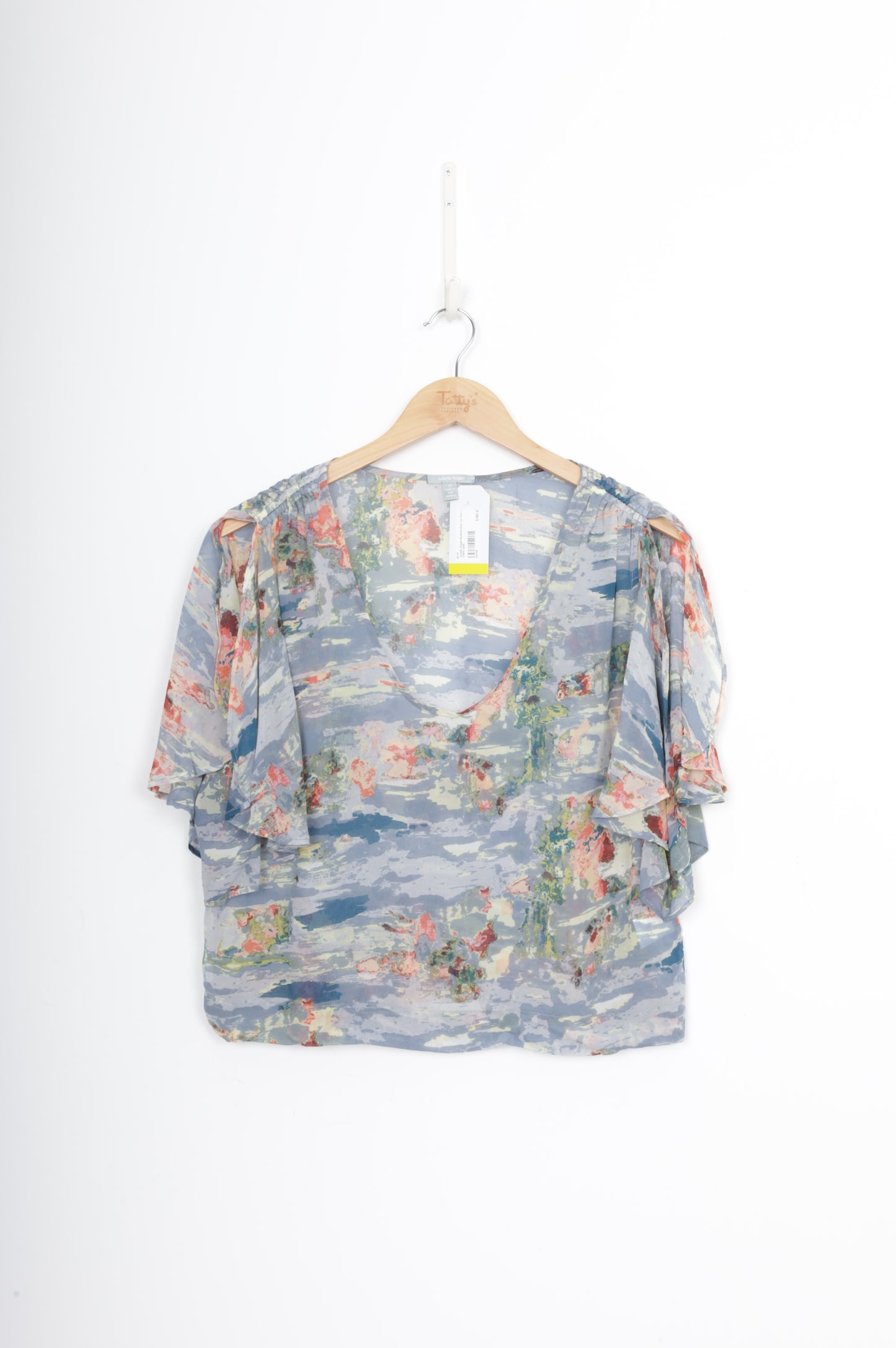 Juliette Hogan Womens Blue Top Size 12