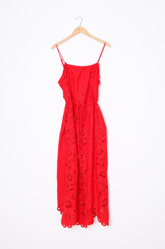 Farm Rio Womens Red Dress Size M