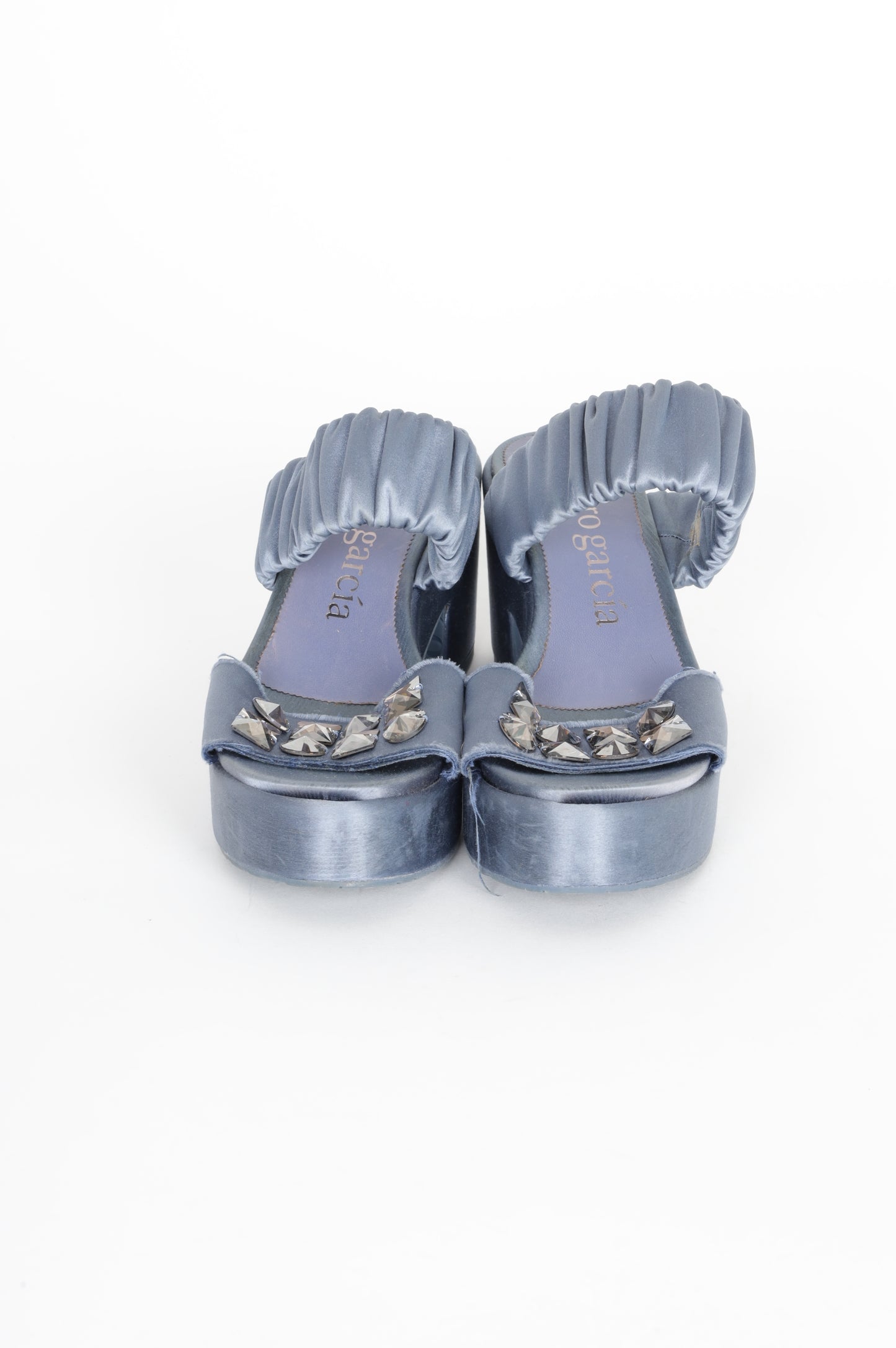 Pedro Garcia Womens Blue Heels Size EU 38