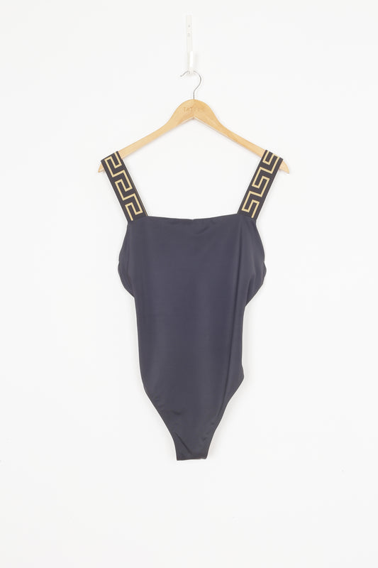 Versace Womens Black Playsuit Size 5