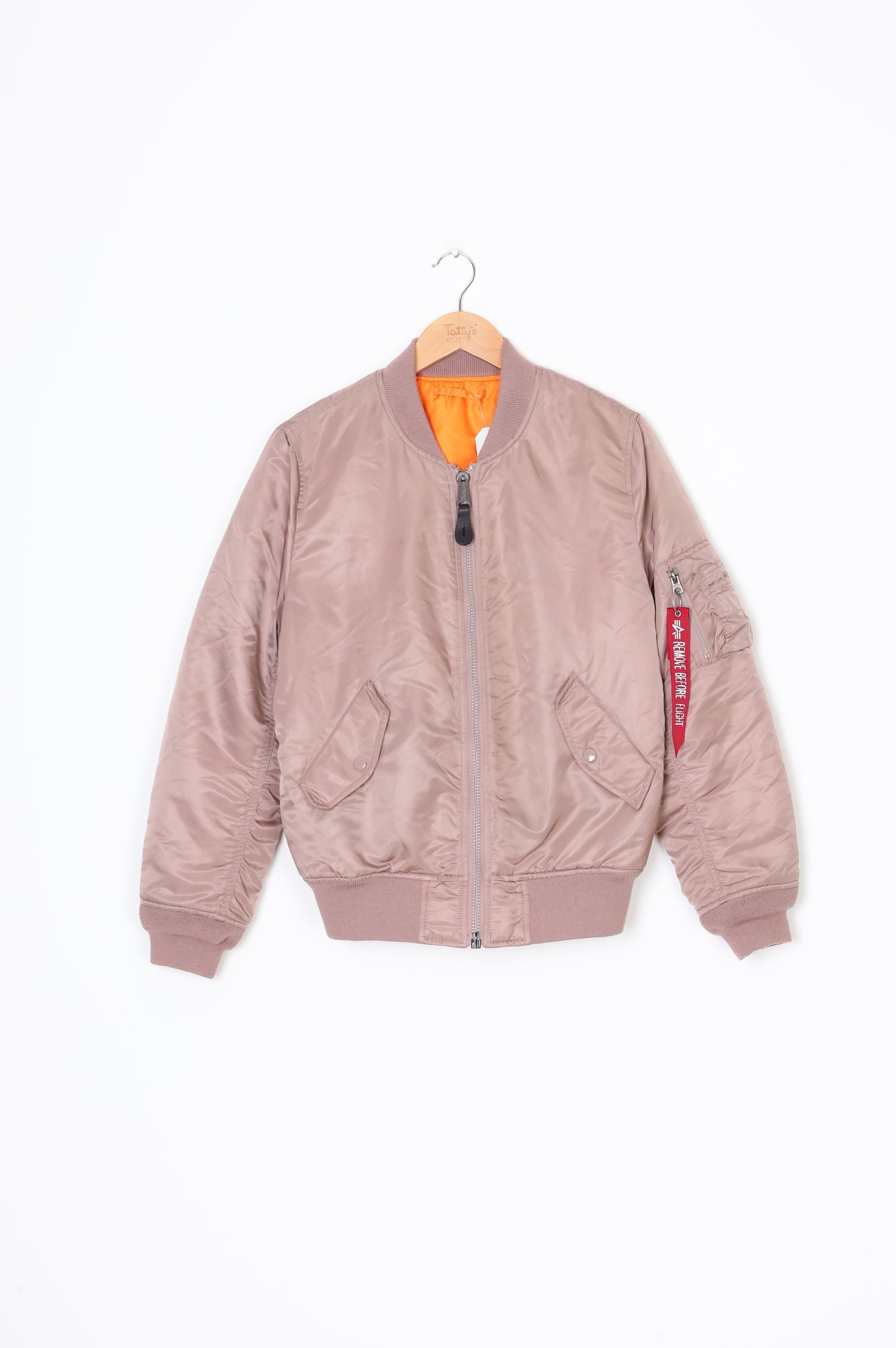 Alpha Industries Womens Pink Jacket Size M