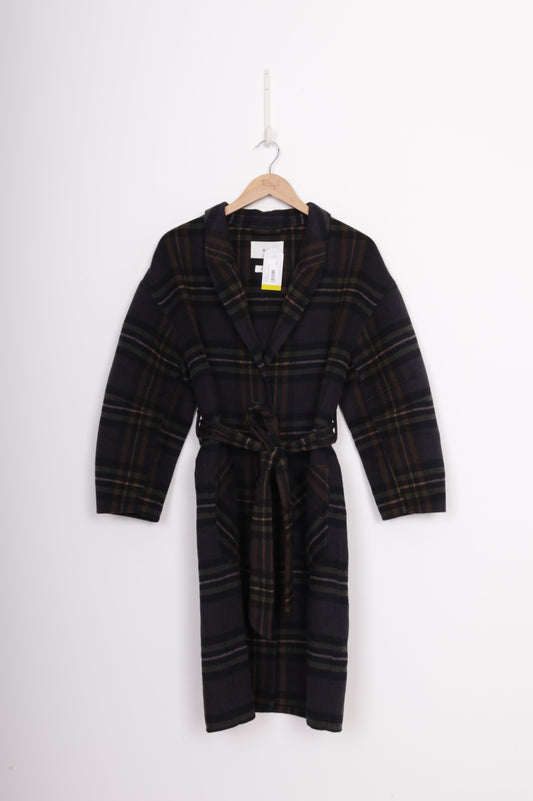 Max Womens Blue Coat Size 10