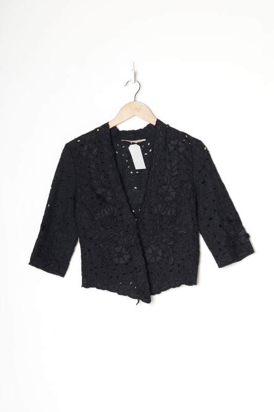 Kate Moss Topshop Womens Black Jacket Size 12