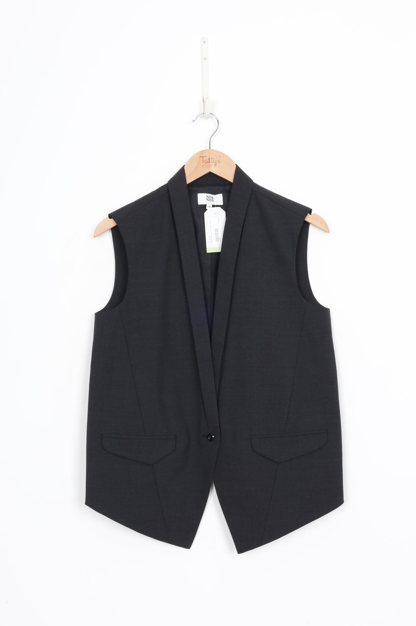 Noa Noa Womens Black Vest Size 36