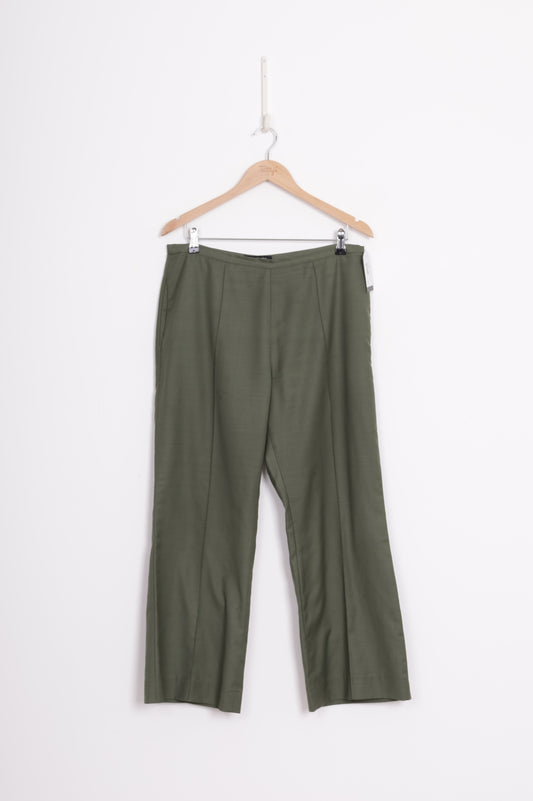 Wynn Hamlyn Womens Green Pants Size 12