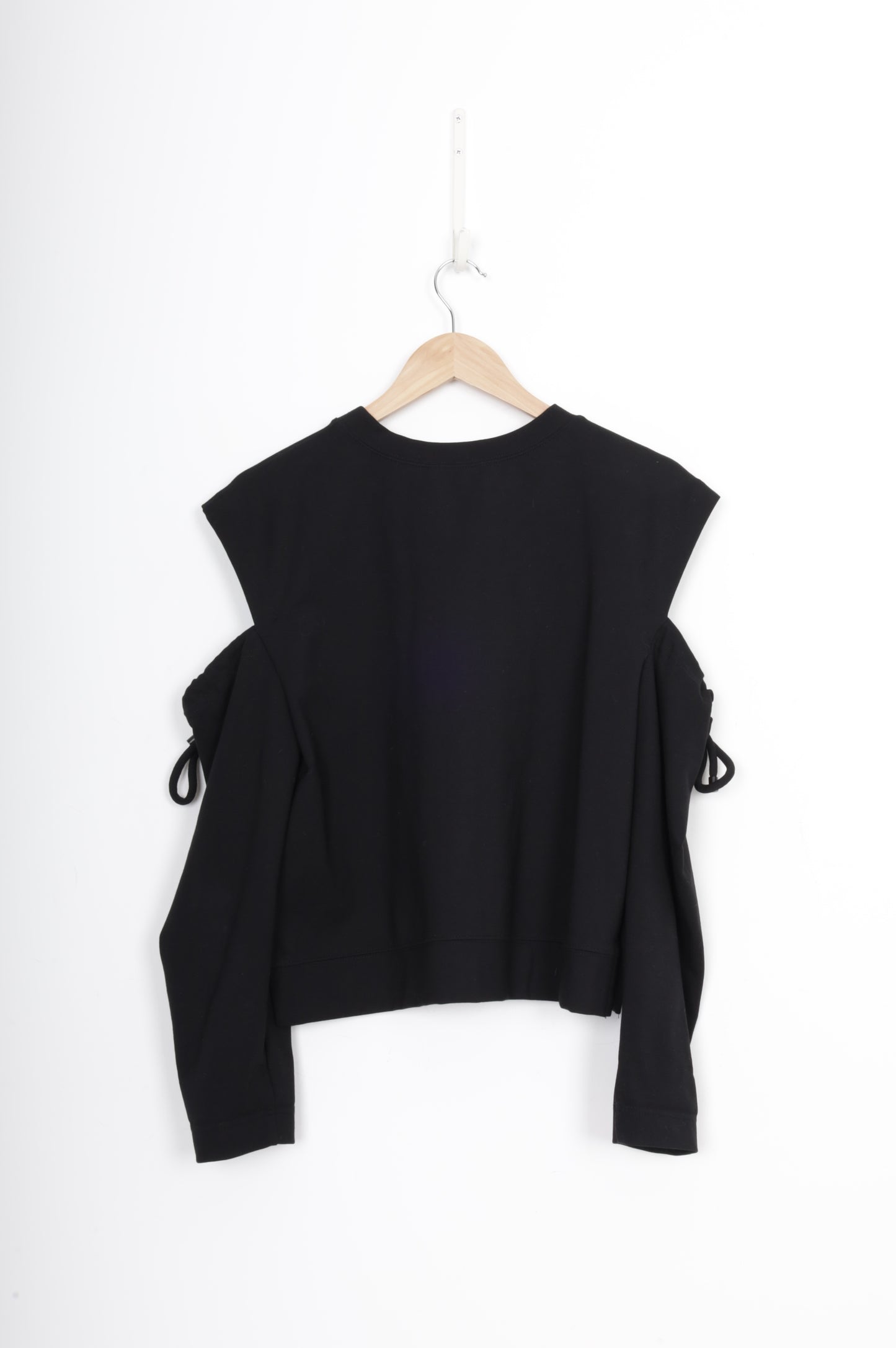Veronika Maine Womens Black Sweatshirt Size 10