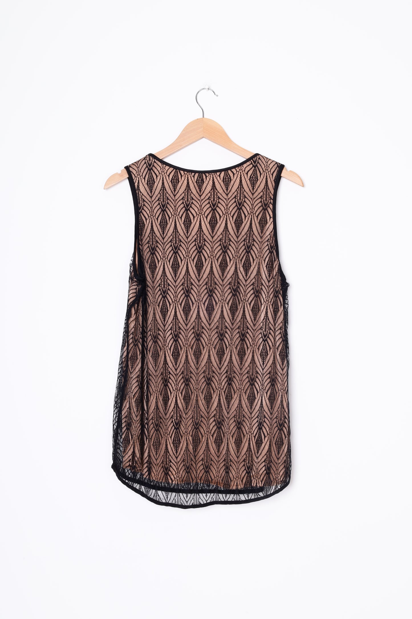 Caroline Sills Womens Beige Top Size 12