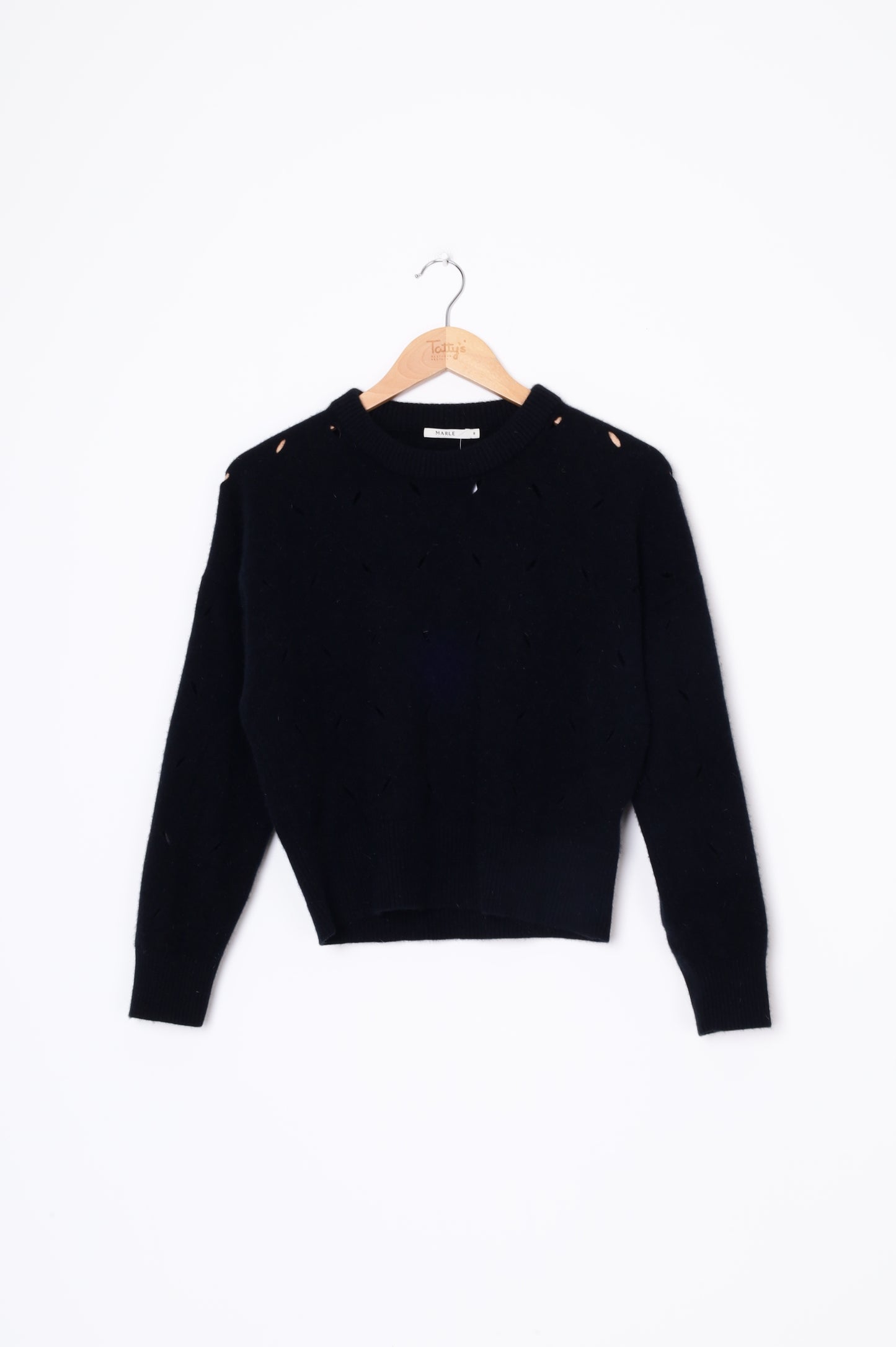 Marle Womens Black Jumper Size 8