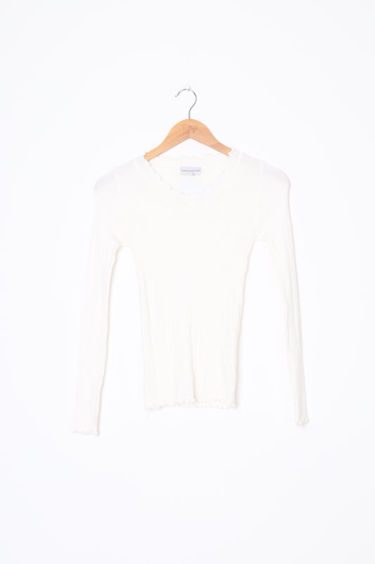 Tosca & Salome Womens White Top Size M