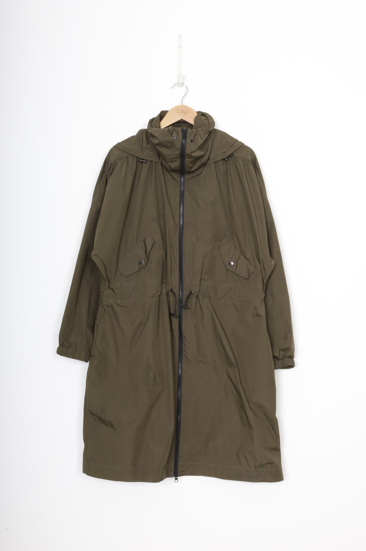 Sills Womens Green Coat Size 16