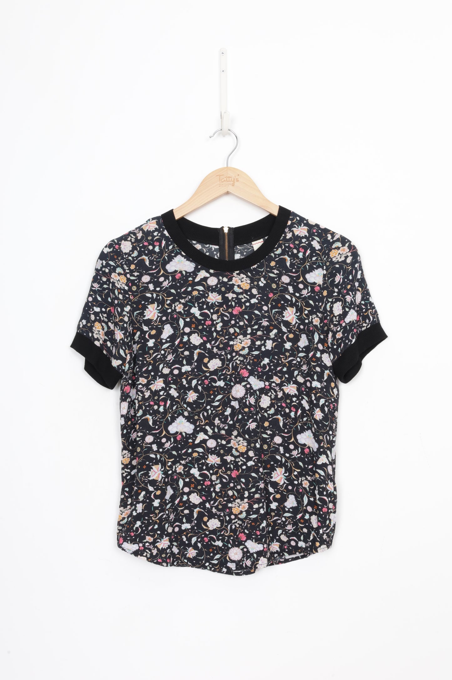 Sylvester Womens Black Top Size XS