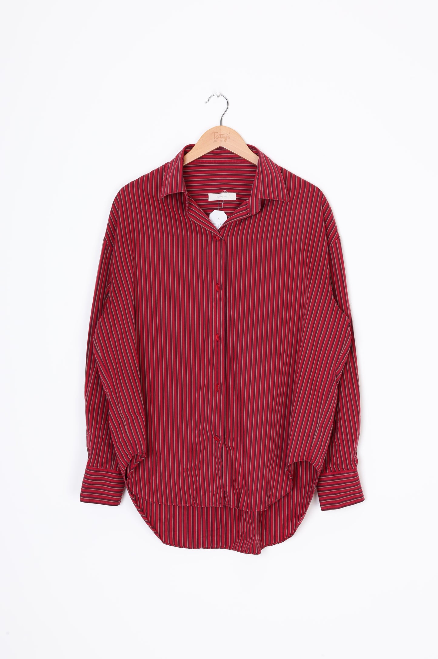 Faithfull Womens Red Shirt Size 10