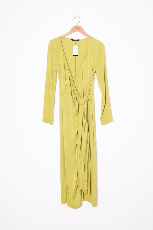 Wynn Hamlyn Womens Green Dress Size 8