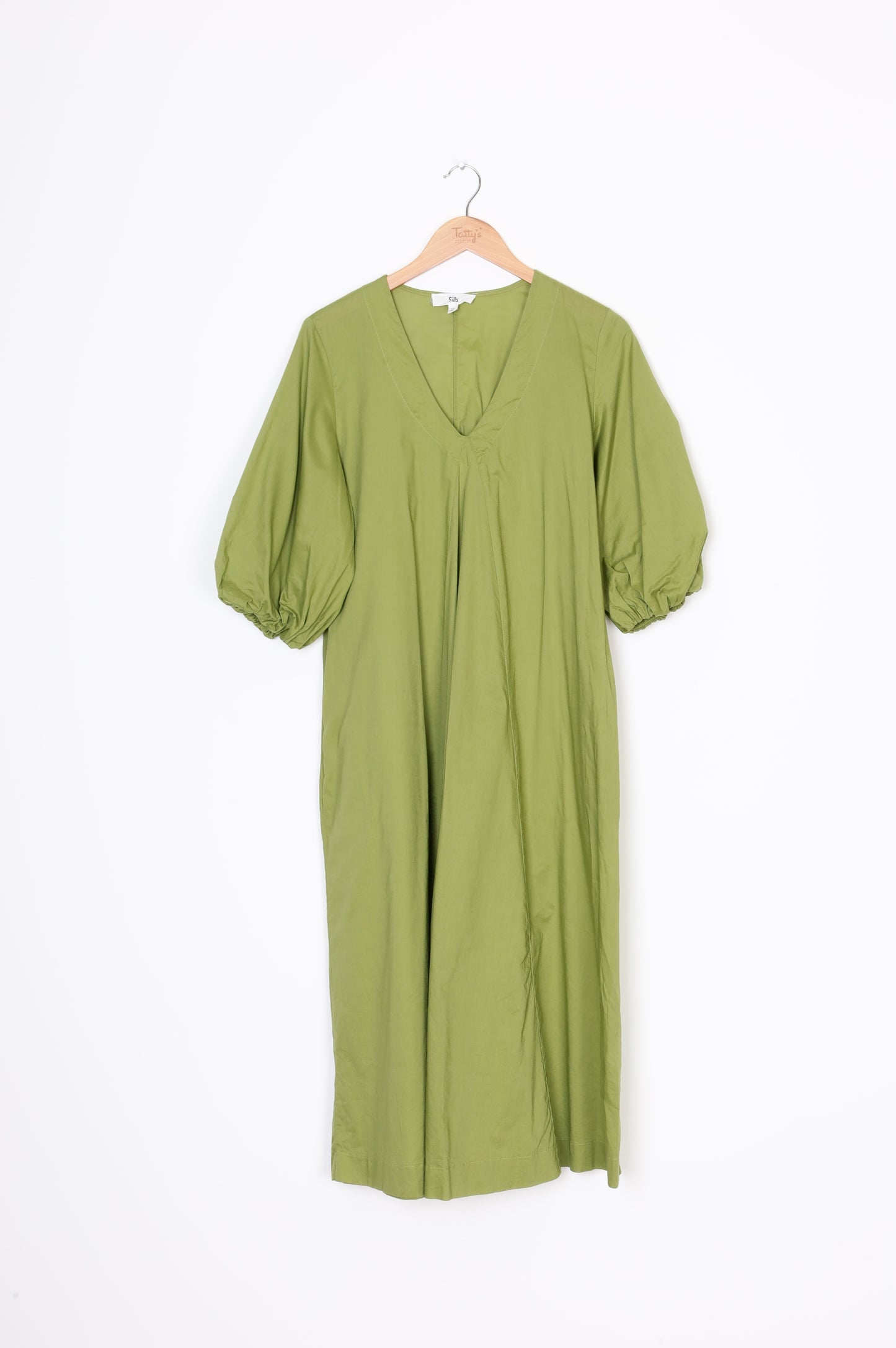 Sills Womens Green Dress Size 10