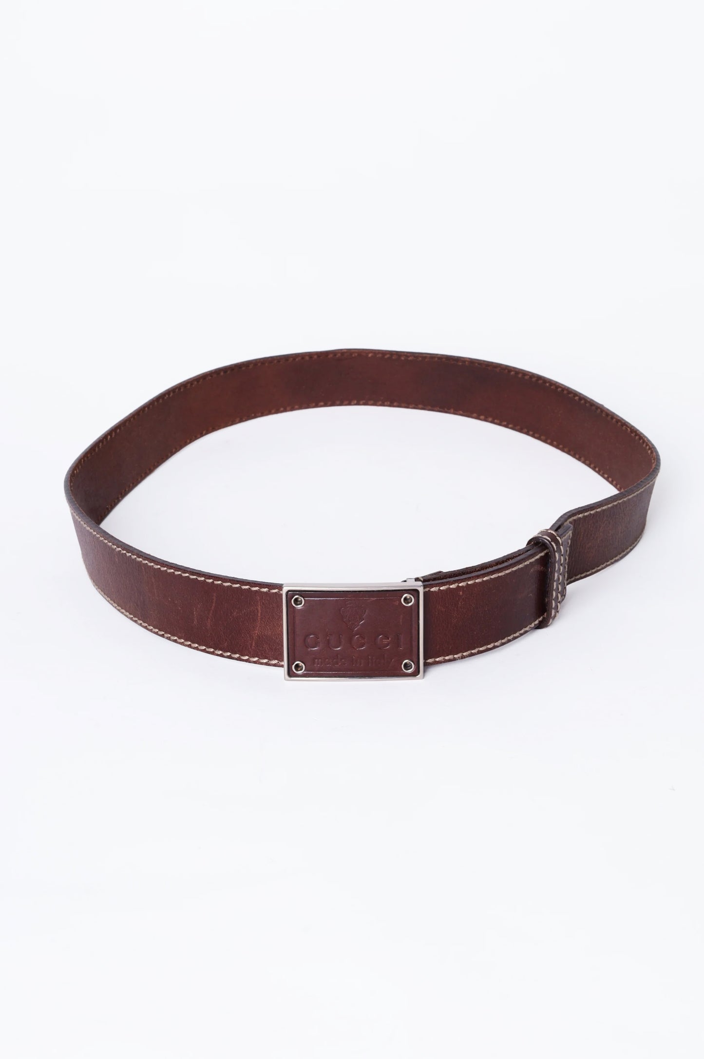 Gucci Mens Brown Belt Size 100