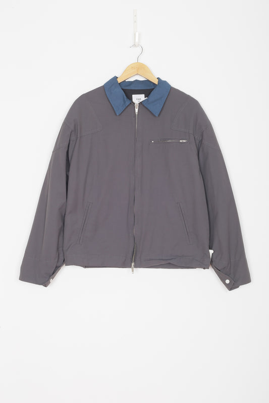 FARFROMWHAT Mens Grey Jacket Size 2