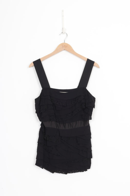 Trelise Cooper Womens Black Top Size 10