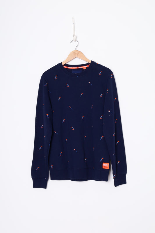 Superdry Mens Blue Sweatshirt Size M
