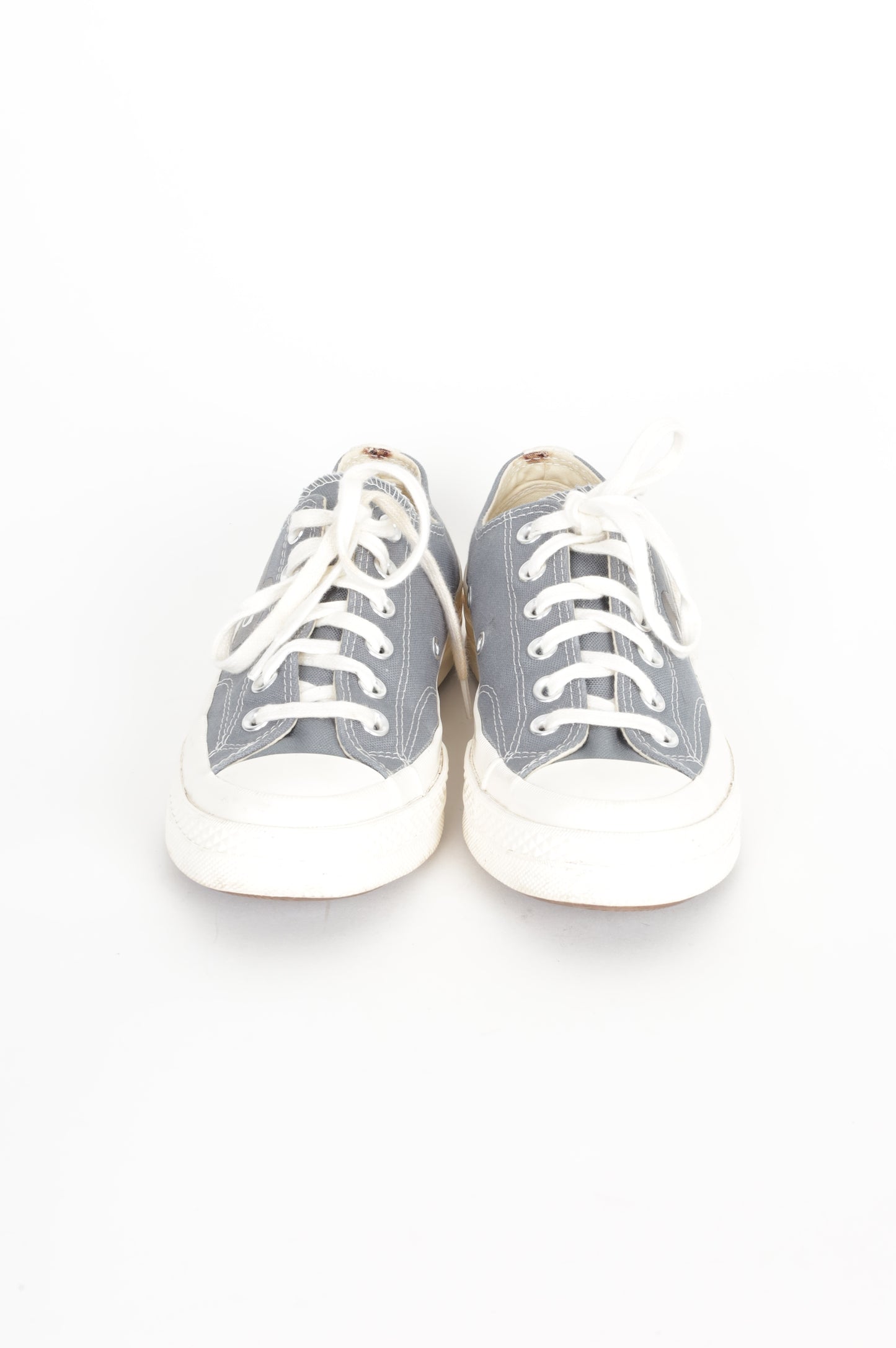 Comme Des Garcons Play Womens Grey Sneakers Size EU 38