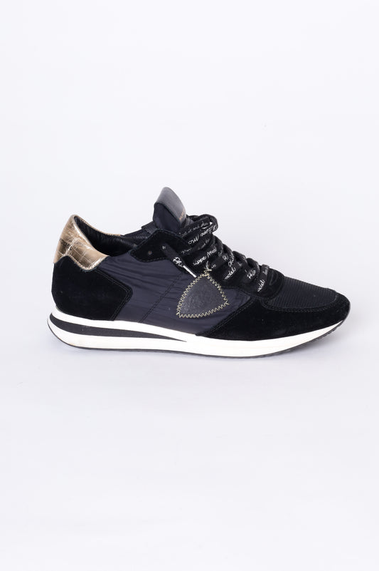 Philippe Model Womens Black Sneakers Size EU 38