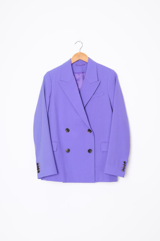 Cos Womens Purple Blazer Size 34
