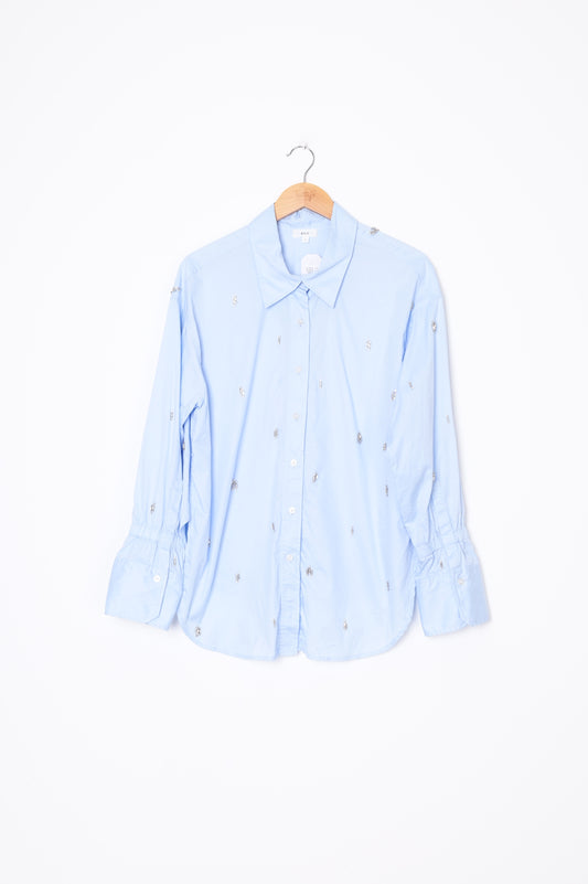 A.L.C. Womens Blue Shirt Size 2