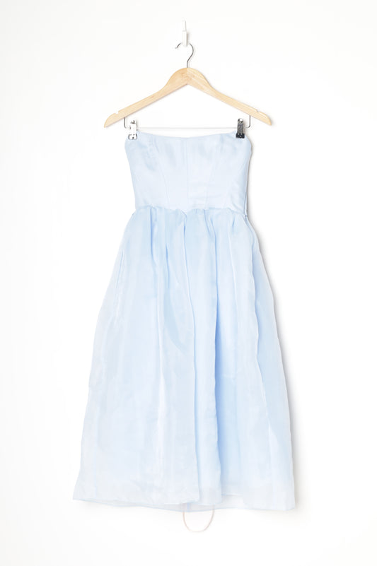 oh Polly Womens Blue Dress Size 8