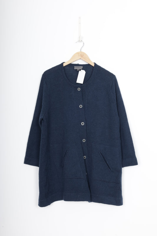 Caroline Sills Womens Blue Cardigan Size O/S