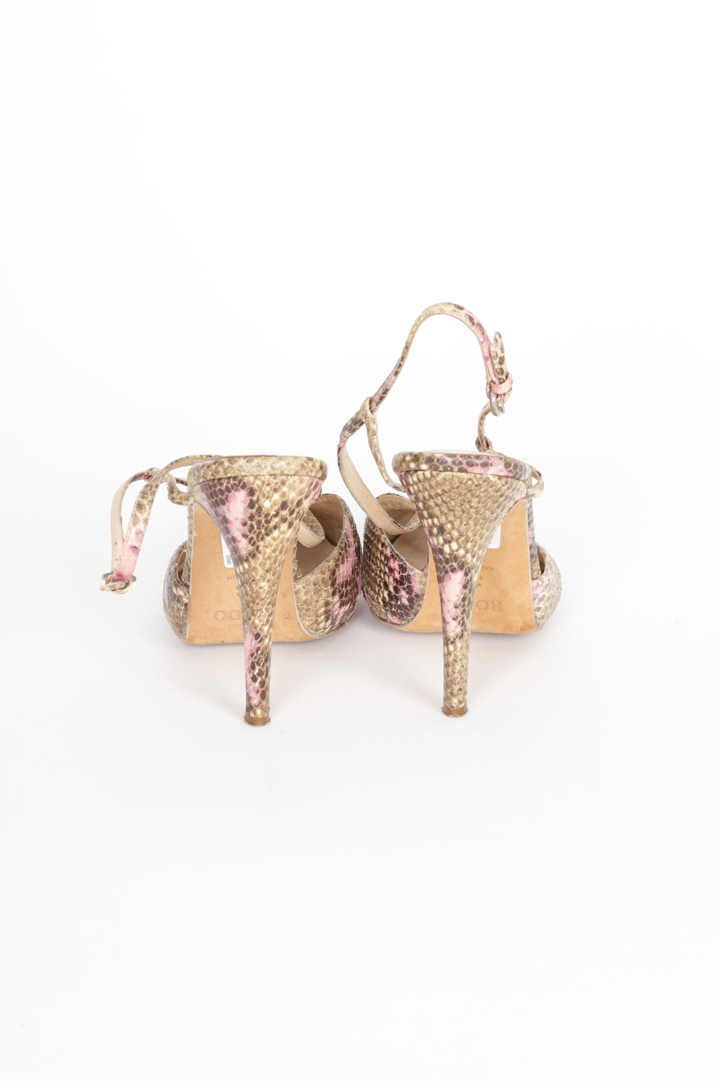 Rodo Womens Beige Heels Size EU 39