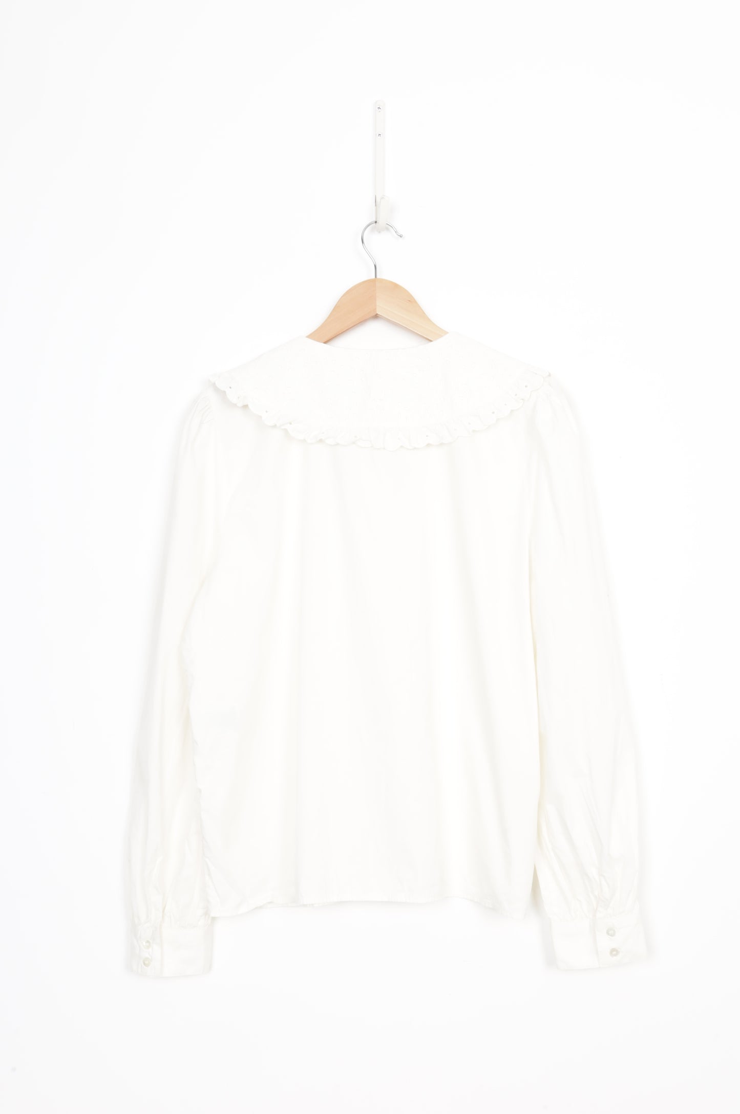 Sezane Womens Cream Shirt Size 44