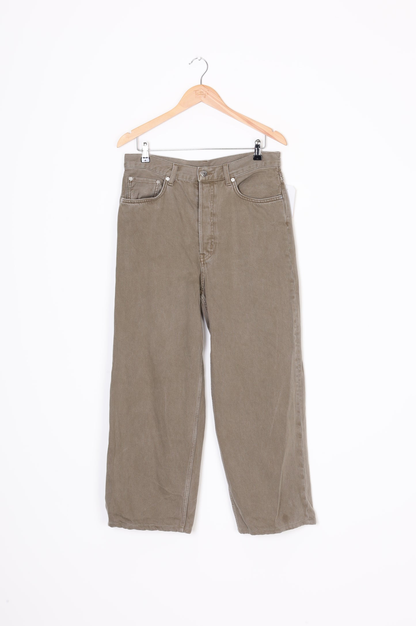 Amber Womens Green Jeans Size W 29