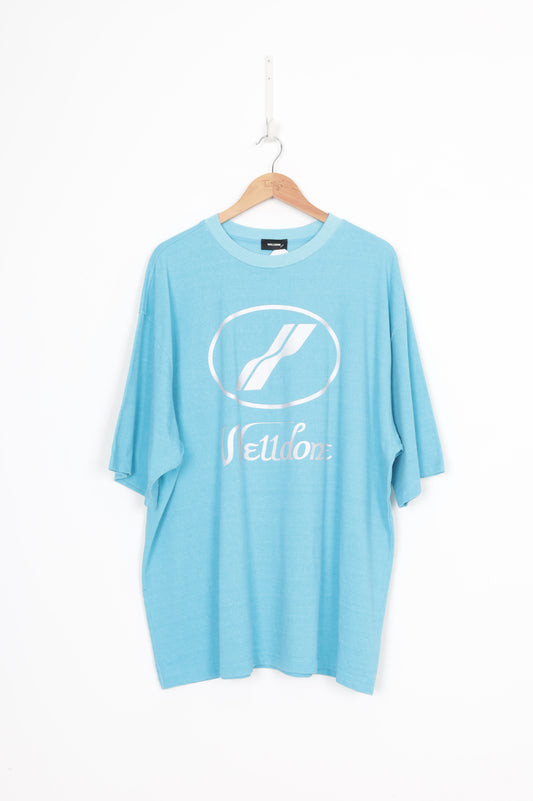 Welldone Mens Blue T-shirt Size XL
