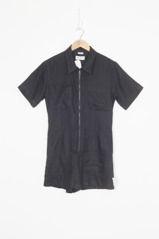 Rivet . Utility Womens Black Playsuit Size XS