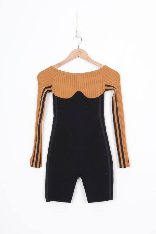 Adidas x Ivy Park Womens Black Jumpsuit Size 10