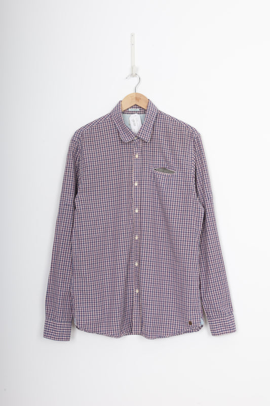 Scotch & Soda Mens Purple Shirt Size XL