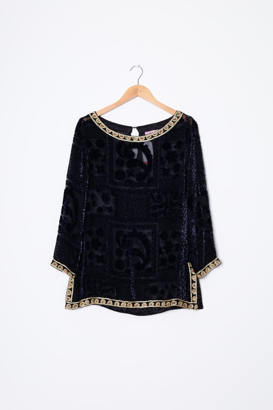 Calypso St Barth Womens Black Top Size S