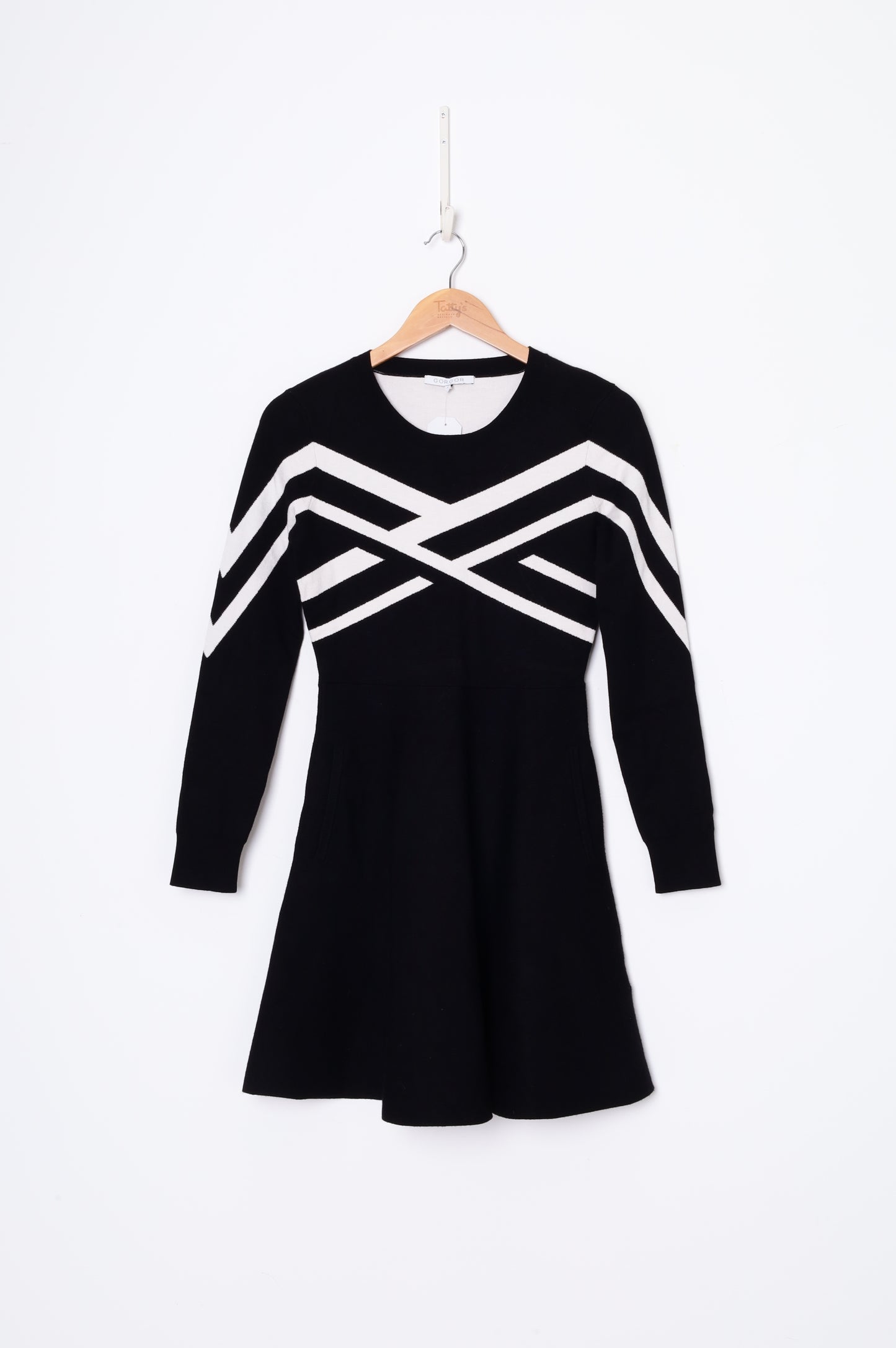 Gorgor Womens Black Dress Size 42