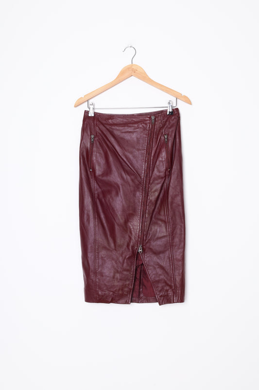Sabatini Womens Red Skirt Size S