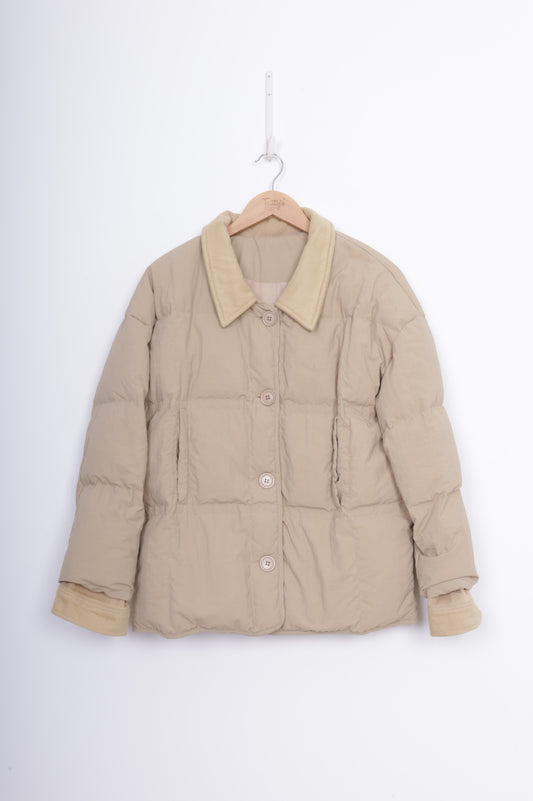 Ji chuan she Womens Beige Jacket Size M