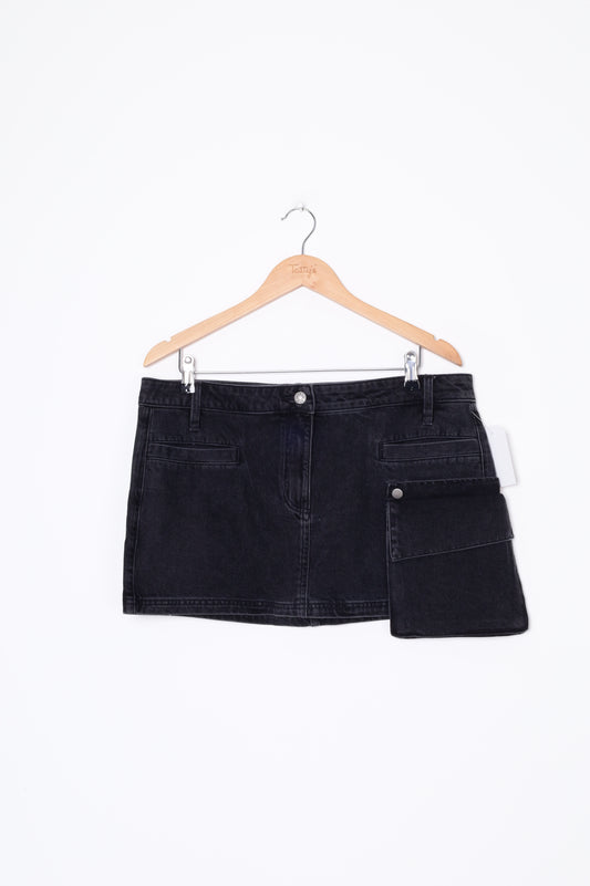Sass  & Bide Womens Black Mini Skirt Size 14