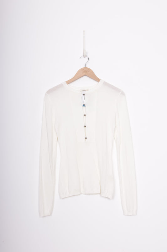 Marle Womens White Top Size 10