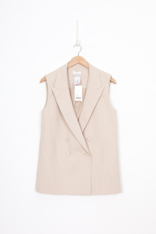 Kookai Womens Beige Vest Size 36